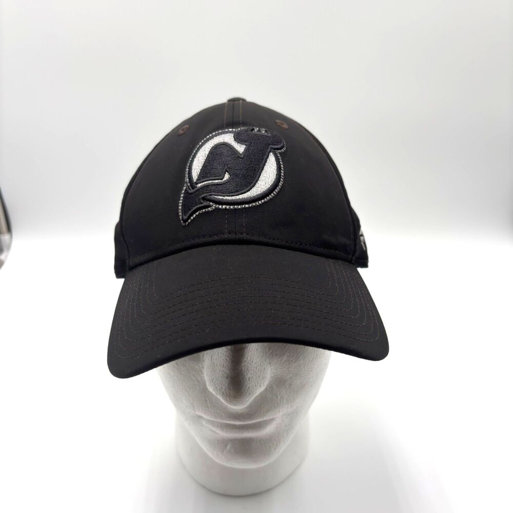Fanatics New Jersey Devils NHL Flex Fit Hat L/XL Black Gray Hockey Cap